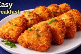 No Bread No Maida High Protein Veg Breakfast Recipe | Easy & Healthy Kids Lunch Box Recipe ||