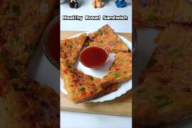 Healthy Bread Sandwich Recipe #recipe #trendingshorts #viralrecipe #breakfastsandwich