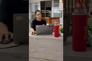 Dinner Scene | WFH |Quick & healthy Palak Paneer recipe #fypp #food #cooking #corporate #office