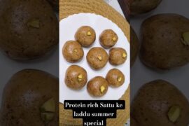 High Protein Sattu Laddu Recipe | No Sugar Healthy Laddu#laddurecipe #viral #shorts #laddu #sweet