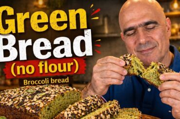No Flour Bread? Make This Healthy Green Bread at Home