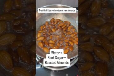 Almonds for snacks! Healthy snack idea for kids #momlife #recipe #supersnacks #snacks #simplesnack