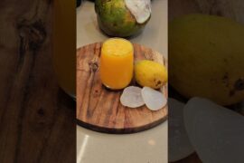 coconut mango tadgola cooler, a refreshing summer drink #shorts #coconut #summerdrink