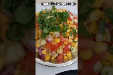 Sweet corn Chaat masala #healthy cron recipe #food #youtubeshorts #cooking #viral