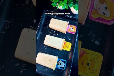 Healthy Sugar Free Kulfi Recipe | No Sugar Ice Cream | Easy Dry Fruit Kulfi #shorts