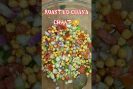 Roasted Chana Chaat Recipe #shorts #shortsfeed #food #chaat #amaarrannabynikunja  #chaatrecipe