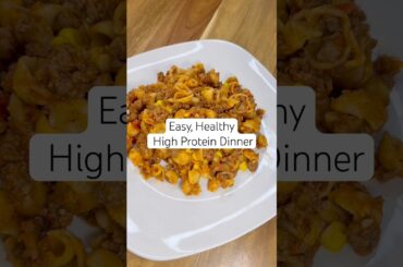 QUICK & EASY DINNER High Protein, Low Calorie Dinner #shortsfeed #shorts
