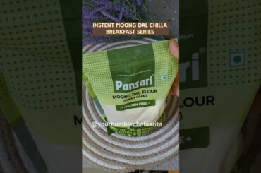 Instant Moong Dal Chilla | Healthy Breakfast in Minutes! #moongdalchillarecipe #chilla #viral #yt