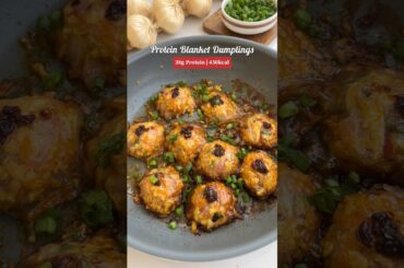 Protein blanket dumplings with 38g protein #ytshorts #recipe
