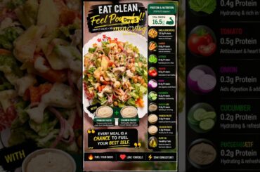 Protein Salad That Keeps You Full Longer #my_tour_book #ytshorts #motivation #inspiration #dailyvlog