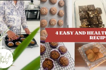 4 Easy & Healthy Snack Ideas | High-Protein & Sugar-Free Recipes |  Snack Recipes for Kids !