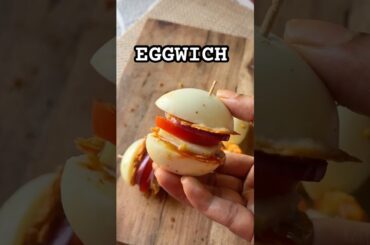 Bread-free sandwich that's actually better #nobreadsandwich #highprotein #eggwich