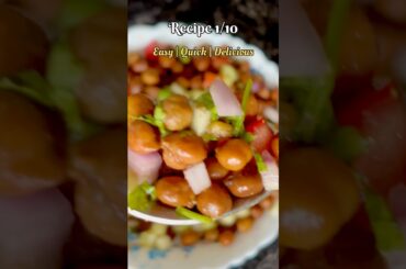 For all the lazy cooks who still want tasty food #zerooilrecipe #highproteinsalad #shortsfeed #viral