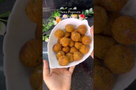 Soya Popcorn | Soya chunks recipe | Soyabean recipe | High protein breakfast #shortsviralvideo