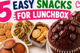 5 Easy Healthy Snacks Recipes for Kids | Lunchbox Ideas (No Refined Sugar)