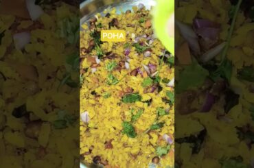 Easy breakfast Healthy breakfast POHA #food #cooking #recipe#poha #poharecipe #shorts