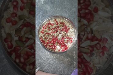 healthy breakfast recipe #overnightsoakedoats #healthybreakfast #oatsbreakfastrecipe #food #trending