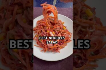 Healthy Chatpata Noodles Salad Recipe #noodlesalad #salad #quickrecipe #easyrecipes #healthysnacks