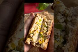 High Protein Toast & Sandwich | Healthy Ragi Bread Recipe | Easy 5 Min Breakfast #recipe