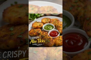 Why Everyone's Making This Crispy Aloo Tikki at Home #IndianFood #EasyRecipes #FoodTok