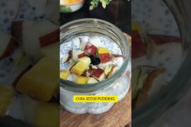 Chia Seeds Pudding #healthy #dessert #weightloss #chiaseeds #shorts
