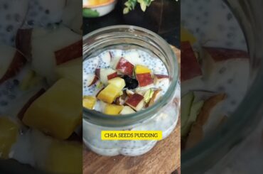 Chia Seeds Pudding #healthy #dessert #weightloss #chiaseeds #shorts