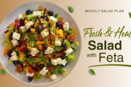 Healthy Layered Salad Meal Prep | Weekly Fresh Veggie Salad Recipe | F For FLavor