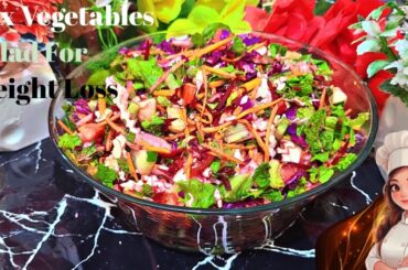 Salad Recipe By Mrs Cooking | Healthy Salad Recips | Weight Loss Salad |