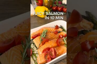 Juicy Salmon in 10 Minutes | Easy Healthy Dinner
