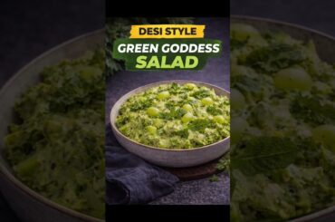 Therez no going back after u try this  Green Goddess Salad! #greengoddesssalad #saladrecipes #vegan