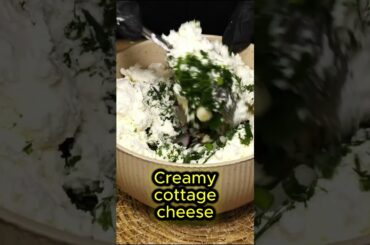 Healthy Cottage Cheese Salad with Radish #shortsrecipe #cooking #food