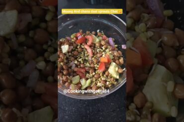 Chickpea Corn & Moong Sprouts Salad | Protein Salad Recipe |Veg High Protein Salad | #shortsfeed