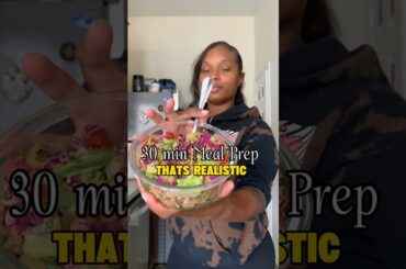 30 mins Meal Prep thats Realistic #mealprep #fitnesstipsforwomen