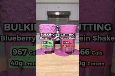 UNREAL High Protein Blueberry Muffin Shake Recipe #shorts #proteinshake #highprotein