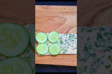 5-Minute Cucumber Sandwich That's Actually Addictive #shorts #recipe #food