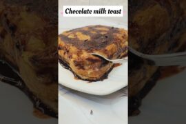 Chocolate milk toast #viral #easy #chocolatebread #milkbread #humayeshakitchen #toast
