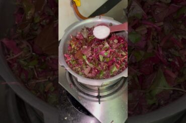 Bihari red saag quick healthy recipes!#recipe #viral