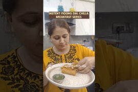 Instant Moong Dal Chilla | Healthy Breakfast in Minutes!#moongdalchillarecipe #chilla #viral #yt