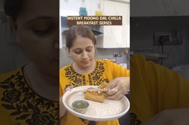 Instant Moong Dal Chilla | Healthy Breakfast in Minutes!#moongdalchillarecipe #chilla #viral #yt