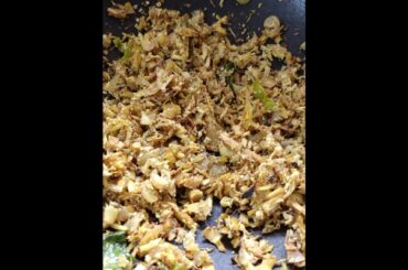 Vaazhaipoo poriyal/#banana flower/#poriyalvarieties/#side dish/#recipe/#cooking/#food/#healthy