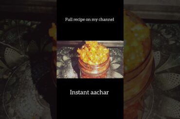 #food #recipe # Aachar # instant recipe #healthy # summer spl # mango recipe by cook with khushi