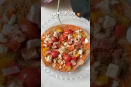 Quinoa pizza for weightloss - Recipe in description #dietsmartwithtt #weightlosstips