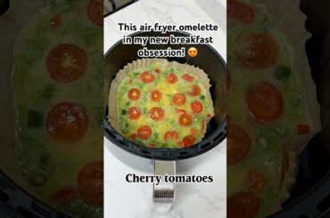 Cheesy Omelette in Air Fryer | Healthy Breakfast Ideas #airfryer #airfryerrecipes #healthyfood #eggs