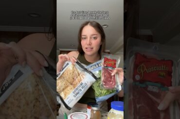 making the new and improved best easiest sandwich from trader joes