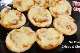 10 Minute Breakfast That Kids Can’t Resist | Tiffin Recipes | Crispy Bread Pizza Cups (No Oven)