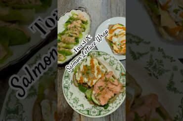 Healthy Toast & Smoked Salmon Lettuce Wrap #toast #salmon #healthyfood #homecomfortfood