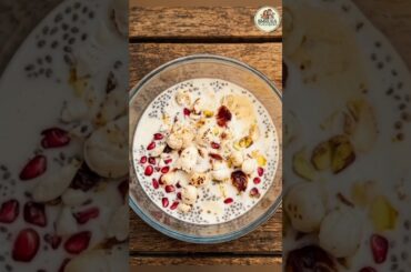 Best Summer Healthy Snack | Chilled Milk Fruit & Makhana Bowl #food #recipe