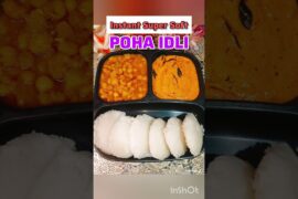 Soft Instant POHA IDLI |Quick Breakfast Recipe | No Fermentation#cookwithbini30 #youtubeshorts#viral