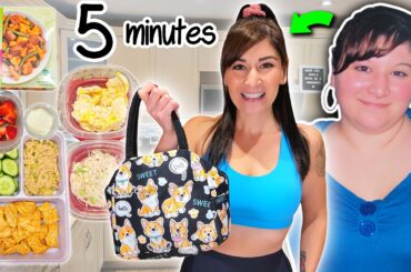 My 5 Minute Work Lunches for EASY WEIGHT LOSS (-130Lbs)