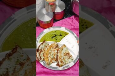 simple healthy breakfast recipes..poha masala cheela recipe..#cook#food#short#cheela#recipe ...